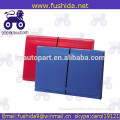 A4 hard cover file folder with ring binder and elastic band closure